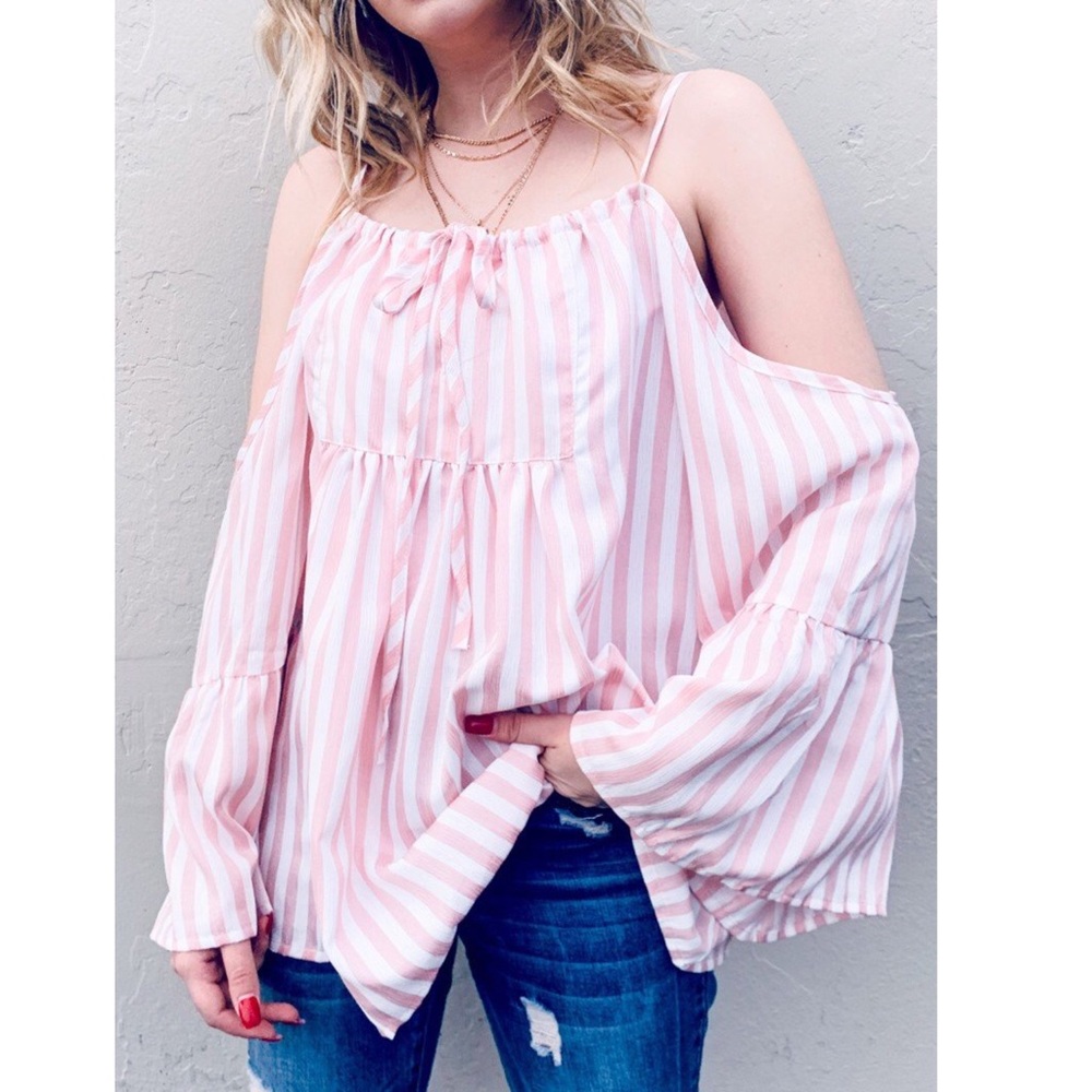 Pink Stripe Top